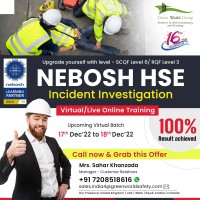 Attain NEBOSH Incident Investigation  Upgrade your Career