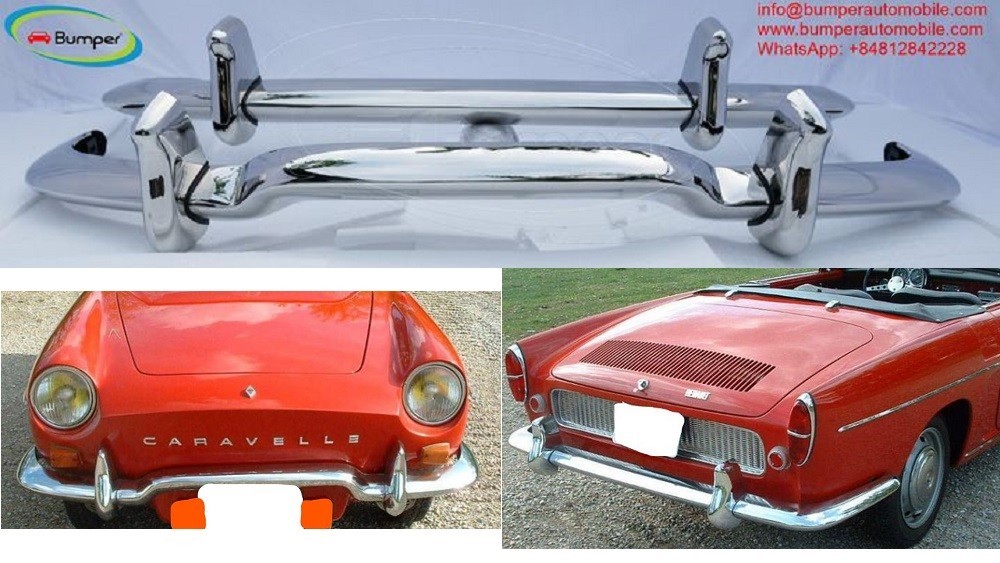 Renault Caravelle and Floride bumpers with over rider 19581968